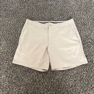 Grand Slam Tan Flat Front Shorts